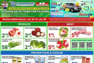 88 Supermarket Flyer July 2 to 8