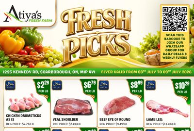 Atiya's Fresh Farm Flyer July 3 to 9