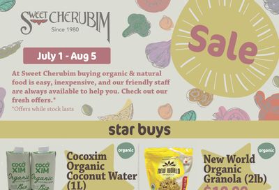 Sweet Cherubim Flyer July 1 to August 5