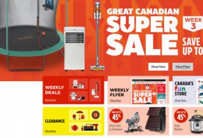 Canadian Tire: Super Sale up to 40% off + Flyer Deals