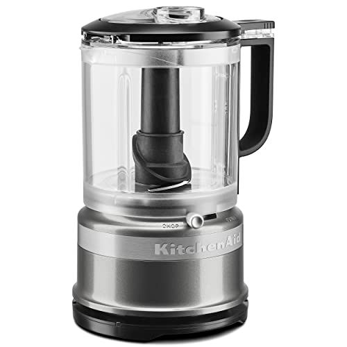 KitchenAid KFC0516CU 5 Cup Whisking Accessory Food Chopper, Contour Silver KitchenAid KFC0516CU 5 Cup Whisking Accessory Food Chopper, Contour Silver