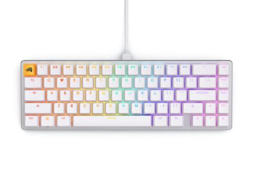Glorious Gaming GMMK 2-65 Percent Keyboard - White Custom Layout - Compact Low-Profile - Hotswap w/Cherry Mx Style Switches - Incl. Double Shot Keycaps & Linear Switches $75.31 (lowest)