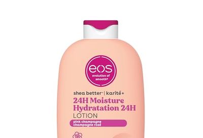 eos Shea Better 24H Moisture Body Lotion Pink Champagne, Lightweight & Non-Greasy, Vegan, 473ml $13.57 (lowest)