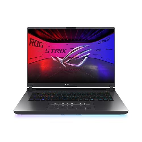 ASUS ROG Strix G16 (2025) Gaming Laptop, 16” ROG Nebula, NVIDIA® GeForce RTX™ 5070, Intel® Core™ Ultra 9 275HX, 32GB, 1TB, Wi-Fi 7, Windows 11 Home, G615LP-DS96-CA ASUS ROG Strix G16 (2025) Gaming Laptop, 16” ROG Nebula, NVIDIA® GeForce RTX™ 5070, Intel® Core™ Ultra 9 275HX, 32GB, 1TB, Wi-Fi 7, Windows 11 Home, G615LP-DS96-CA