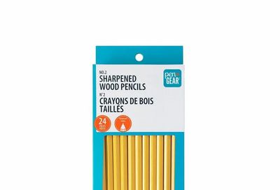 Walmart: Pen+Gear # 2 HB Woodcase Pencils, Sharpened, Yellow, 24 Count $1.00 (reg. $3.97)