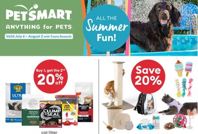 PetSmart Monthly Flyer July 6 to August 2