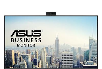 ASUS 24” 1080P Video Conferencing Monitor (BE249QFK) - IPS, 100Hz, Frameless, Full HD Webcam, Mic Array, Speakers, Height Adjustable, Ergonomic Design, Eye Care, Wall Mountable, 3 yr Warranty $126.99 (lowest)