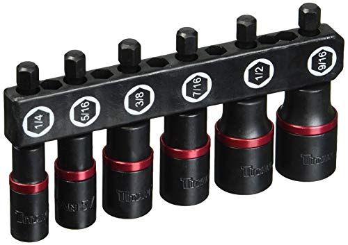 Titan 15222 SAE Nut Driver Set, 6-Piece Titan 15222 SAE Nut Driver Set, 6-Piece