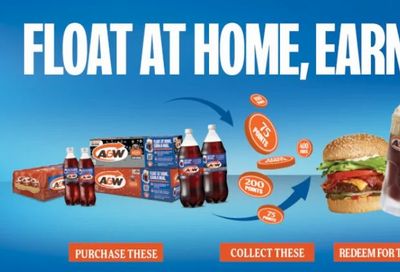 A&W Root Beer Float at Home Promotion July 13, 2026 to November 8, 2026