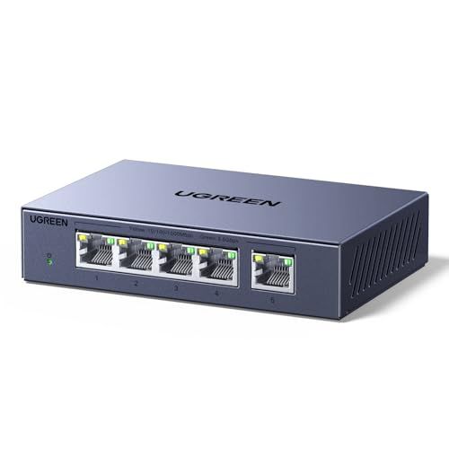 UGREEN 2.5Gb Metal 5 Port Switch - $53 UGREEN 2.5Gb Metal 5 Port Switch - $53