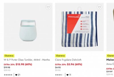 Linen Chest Canada Express Sale: Save 20%-70% Off Select Items + Extra 20% off