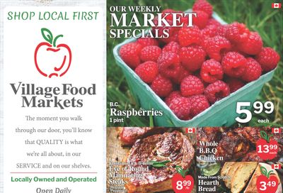Village Food Markets Flyer July 8 to 14