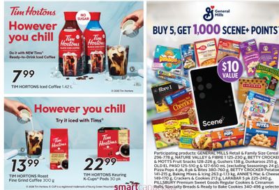 Sobeys Ontario: Buy 5 Participating General Mills Products and Get 1,000 Scene+ Points ($10) July 9th – 15th