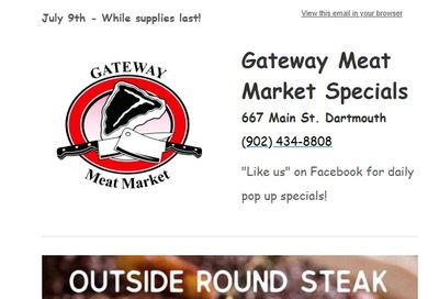 Gateway Meat Market Flyer July 9 to 15