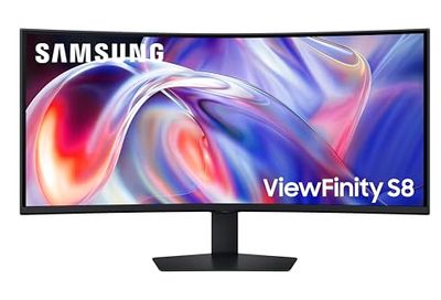 SAMSUNG 40 inch ViewFinity S8 4K WUHD VA High Resolution Monitor 144Hz 4ms HDR10 Freesync Built-in Speaker DP + Thunderbolt 5 + USB A to C - (LS40H852TANXZA) [Canada Version]