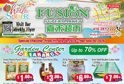 Fusion Supermarket (Scarborough) Flyer July 10 to 16
