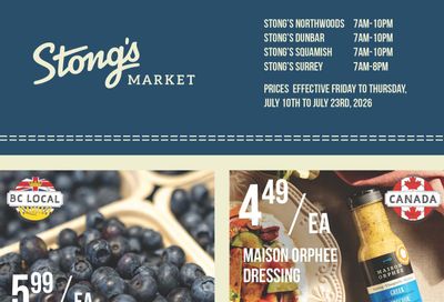 Stong's Market Flyer July 10 to 23
