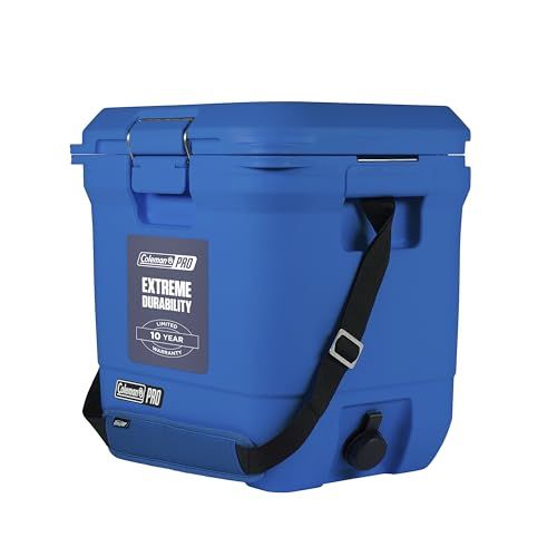Coleman Pro 25-Quart Premium Hard Cooler, Heavy-Duty Ultra-Light Portable Cooler, Extra-Thick Insulation Keeps Ice up to 3 Days, 36-Can Capacity Coleman Pro 25-Quart Premium Hard Cooler, Heavy-Duty Ultra-Light Portable Cooler, Extra-Thick Insulation Keeps Ice up to 3 Days, 36-Can Capacity