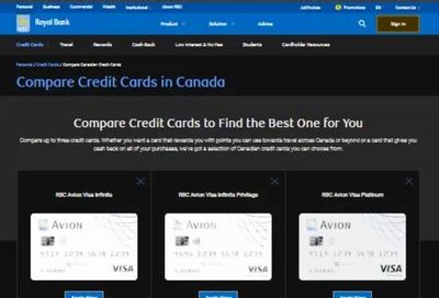 Up to 70,000 Avion points for RBC Avion Visa Platinum
