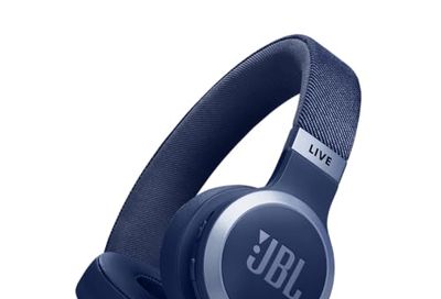 JBL Live 670NC - Wireless On-Ear Headphones with Adaptive Noise Cancelling with Smart Ambient, Up to 65H Battery Life with Speed Charge, Lightweight, Comfortable and Foldable Design (Blue)