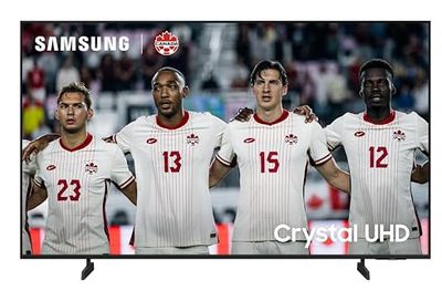 Samsung 58 inch 4k TV, U8000H, UHD, Smart TV, LED, HDR, Crystal Processor, 4k Upscaling, Dolby 2.0, Gaming Hub, Q Symphony, 3 HDMI, Metal Stream Design, Samsung TV, Television (UN58U8000HFXZC, 2026) $599.99 (lowest)