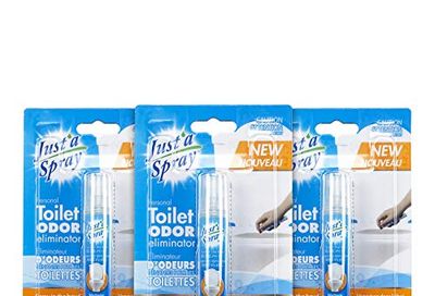 Just'a Spray Before You Go Toilet Odor Eliminator, Baby Powder, 4 ml (Pack of 3), Poop Spray | Just a Spray $9.58 (lowest)