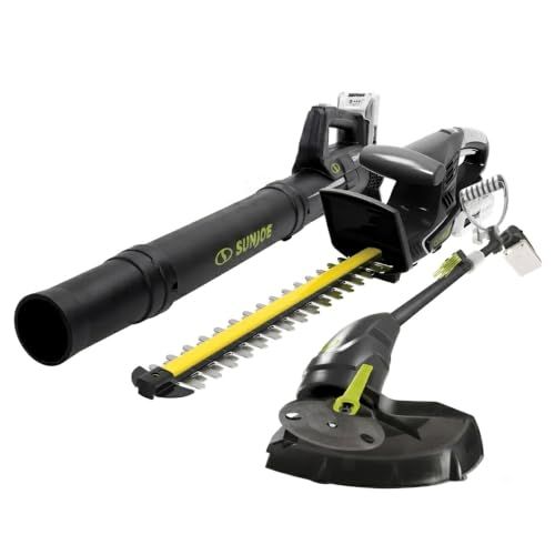 Sun Joe 24V IONMAX Cordless Leaf Blower, Grass and Hedge Trimmer Outdoor Garden Combo Power Tool Kit with Batteries and Charger $249.97 (lowest) Sun Joe 24V IONMAX Cordless Leaf Blower, Grass and Hedge Trimmer Outdoor Garden Combo Power Tool Kit with Batteries and Charger $249.97 (lowest)