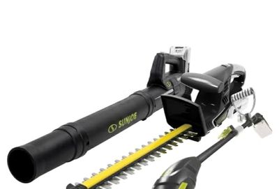 Sun Joe 24V IONMAX Cordless Leaf Blower, Grass and Hedge Trimmer Outdoor Garden Combo Power Tool Kit with Batteries and Charger $249.97 (lowest)