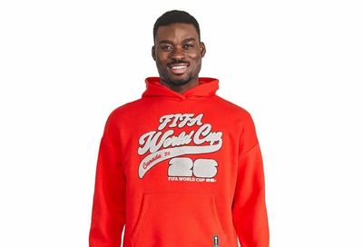 Walmart: FIFA Men's World Cup Hoodie Canada Red & Grey