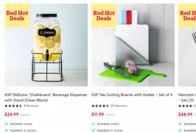 Kitchen Stuff Plus Canada: Summer Clearance Sale up to 60% off + Red Hot Deals