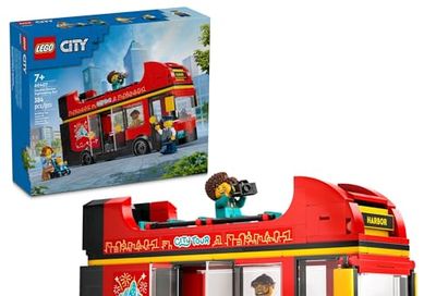 LEGO City Red Double-Decker Sightseeing Bus Toy Vehicle Set $29 (lowest)
