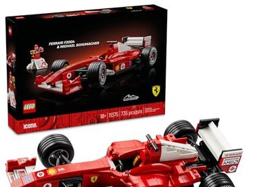 LEGO Icons Ferrari F2004 & Michael Schumacher Building Set $79.99 (lowest)