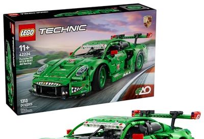 LEGO Technic Porsche 911 GT3 R Rexy AO Racing Car Building Toy $134.99 (lowest)