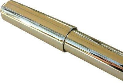 LASCO 35-7041 Simpatico Spring Loaded Plastic Replacement Toilet Paper Roller, Polished Brass