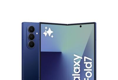 Samsung Galaxy Z Fold7, 512GB, Blue Shadow (CAD Version & Warranty) - AI Smartphone, Snapdragon 8 Elite, 200MP, Foldable Dynamic AMOLED Display, Mult-Tasking w/Galaxy AI - Financing Available