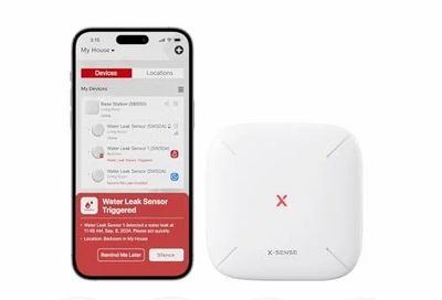 Amazon.ca: Wi-Fi Water Leak Detector Kit (4 pack + Base) - $58.99