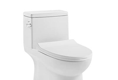 Swiss Madison Daxton One Piece Elongated Left Side Flush Toilet 1.28 gpf