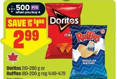Fresh Co: Doritos 210-280g or Ruffles 180-200g $2.99 + 500 Scene Points When You Buy 4 (July 16-22)