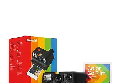 Polaroid Go Generation 2 - Mini Instant Camera + Film Bundle (16 Photos Included) - Black (6280)