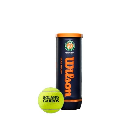 Wilson Roland Garros Har Tru Clay Court Tennis Balls, Yellow - Case (3 Balls) Wilson Roland Garros Har Tru Clay Court Tennis Balls, Yellow - Case (3 Balls)