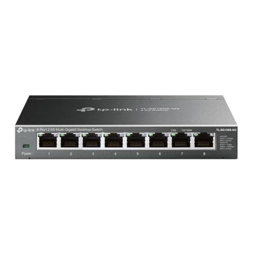 [Amazon.com] TP-Link TL-SG108S-M2 8-Port 2.5G Multi-Gigabit Unmanaged Switch - $90