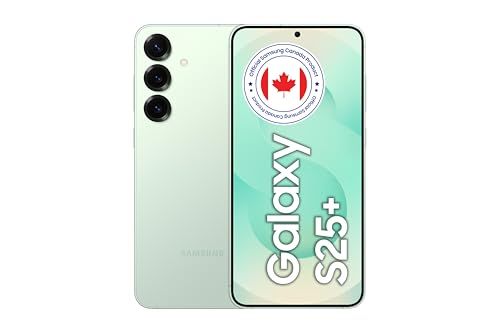 Samsung Galaxy S25+ 5G - Mint, 256GB, AI Smartphone, 6.7" AMOLED Display, 50MP, Cross App, Night Video (Unlocked, CAD Version & Warranty) Samsung Galaxy S25+ 5G - Mint, 256GB, AI Smartphone, 6.7" AMOLED Display, 50MP, Cross App, Night Video (Unlocked, CAD Version & Warranty)