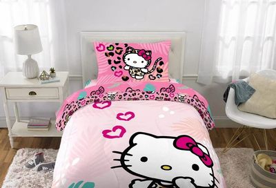 Walmart: Hello Kitty "Wild Jungle" Twin/Full Comforter & Pillowcase $9.00 (reg. $54.94)