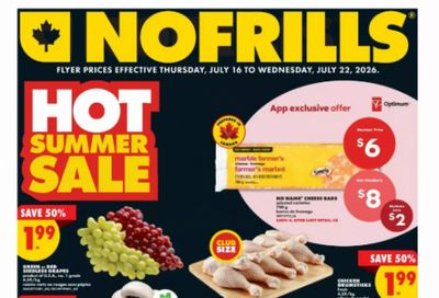 No Frills Ontario Flyer Deals July 16th – 22nd