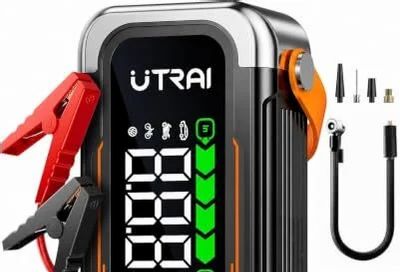 Amazon.ca: 6000A Car Battery Booster Jump Starter with Air Compressor - $78（was$130）