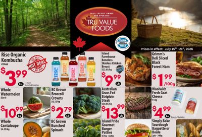 Tru Value Foods Flyer July 15 to 21
