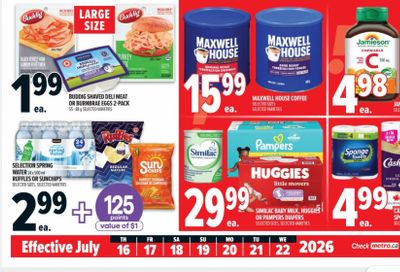 Metro Ontario: Ruffles or Sunchips $2.99 + 125 Points ($1) July 16th – 22nd + More