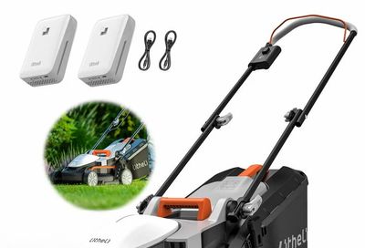 Walmart: LITHELI Cordless Electric Lawn Mower 13-inch (Clearance Pricing) - U20 Series 20V with portable battery