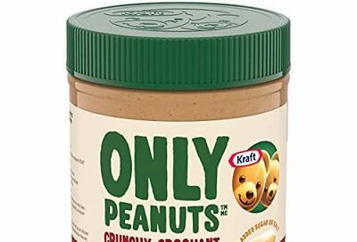 Amazon.ca: Kraft Only Peanuts All Natural Crunchy Peanut Butter, 750 g Jar (Pack of 12) $35.79 after 35% off SS