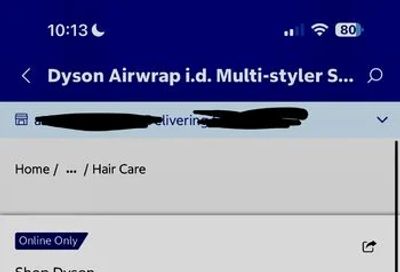 Costco: Dyson Airwrap i.d. Multi-styler Special Edition Curly + Coily Hair, Amber Silk, with $160 Costco Shop Card